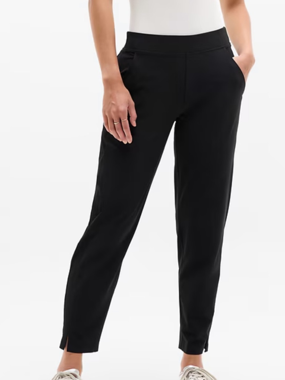 Athleta Black Brooklyn Mid‎ Rise Ankle Travel Pant Women’s Sz 4
